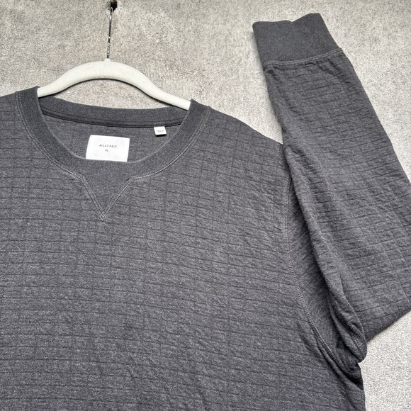 Billy Reid Charcoal Gray Crew Neck‎ Pullover Sweater Men's XL Heritage Classic